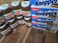 Nutella 1KG , Knoppers mega paka