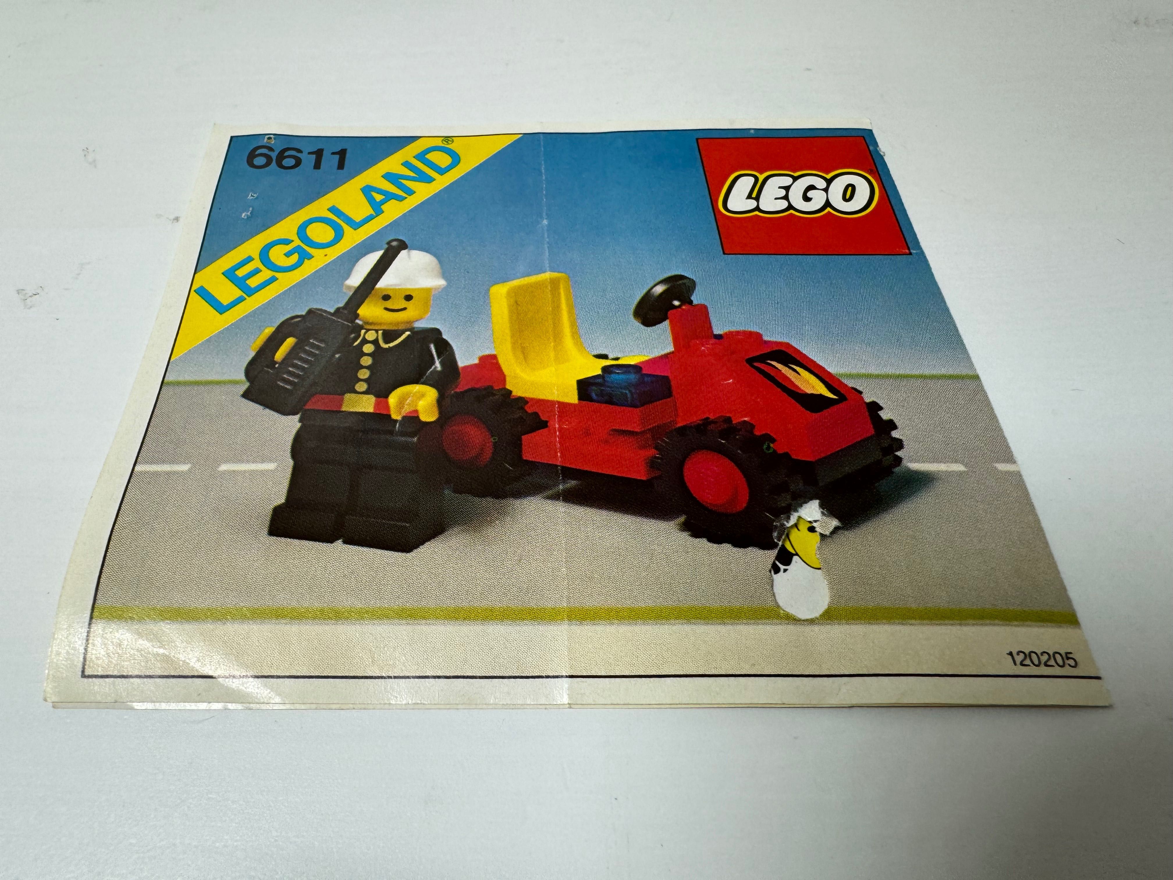 LEGO classic town; zestaw 6611 Fire Chief's Car