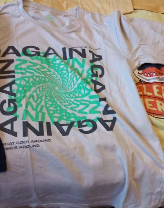 8 koszulek w tym 1 szt. Długi rękaw