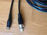 Przewód kabel do mikrofonu  - długość 4 - 5,50 m.
