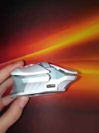 БЕЗДРОТОВА миша для пк USB, біла, безшумна