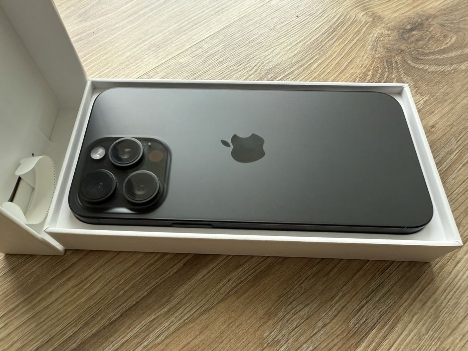 Iphone 15 pro max black titanium 256gb