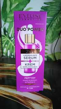 Eveline Duo Power 2w1 ujędrniające serum + krem przeciwstarz. 18 ml