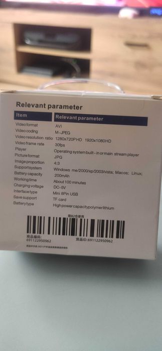 Mini kamera Sport HD