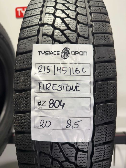 Opony Zimowe 215/75/16C Firestone Vanhawk2Winter #Z804