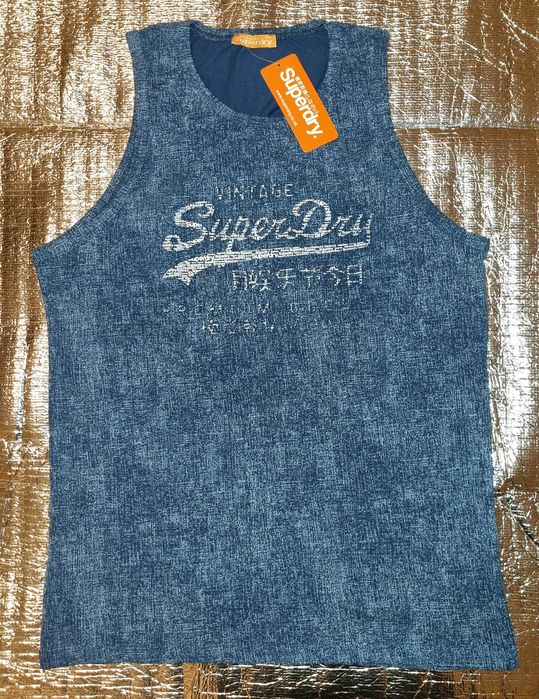 Nowa koszulka SUPERDRY TREND JEANS moda prezent TOP okazja XXL