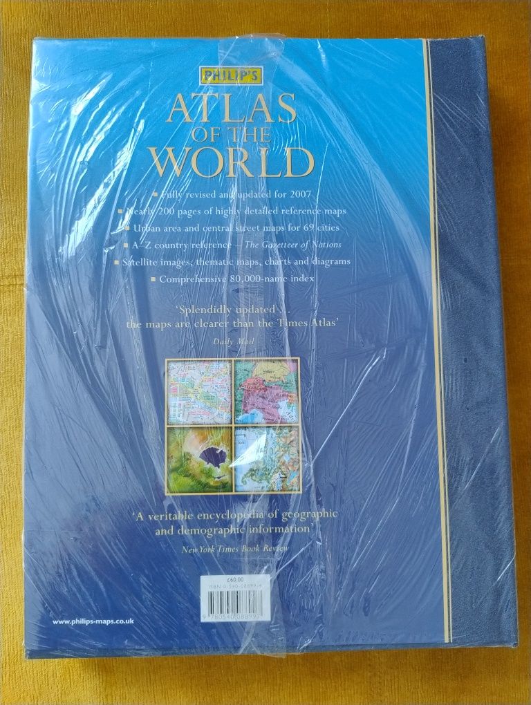 Atlas świata (angielska edycja Philip's)
