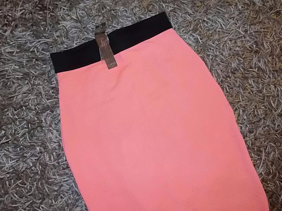 LIPSY extra NOWA ołówkowa SPÓDNICZKA neonowa uk 8 eur. 36 _ S