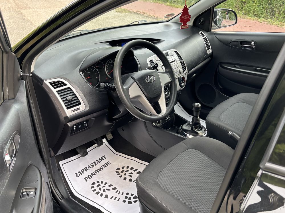 Hyundai i20•1.2 78KM•2011•JEDNA RĘKA•KLIMA•PO OPŁATACH!