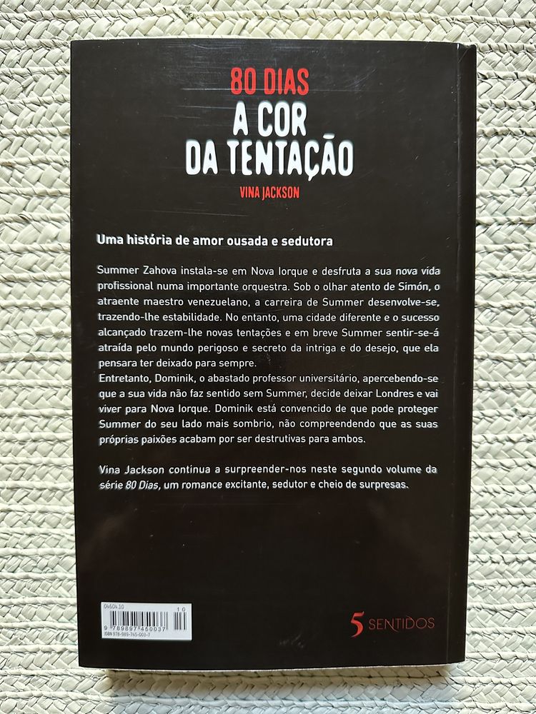 Livro “80 dias - A Cor da Tentação”