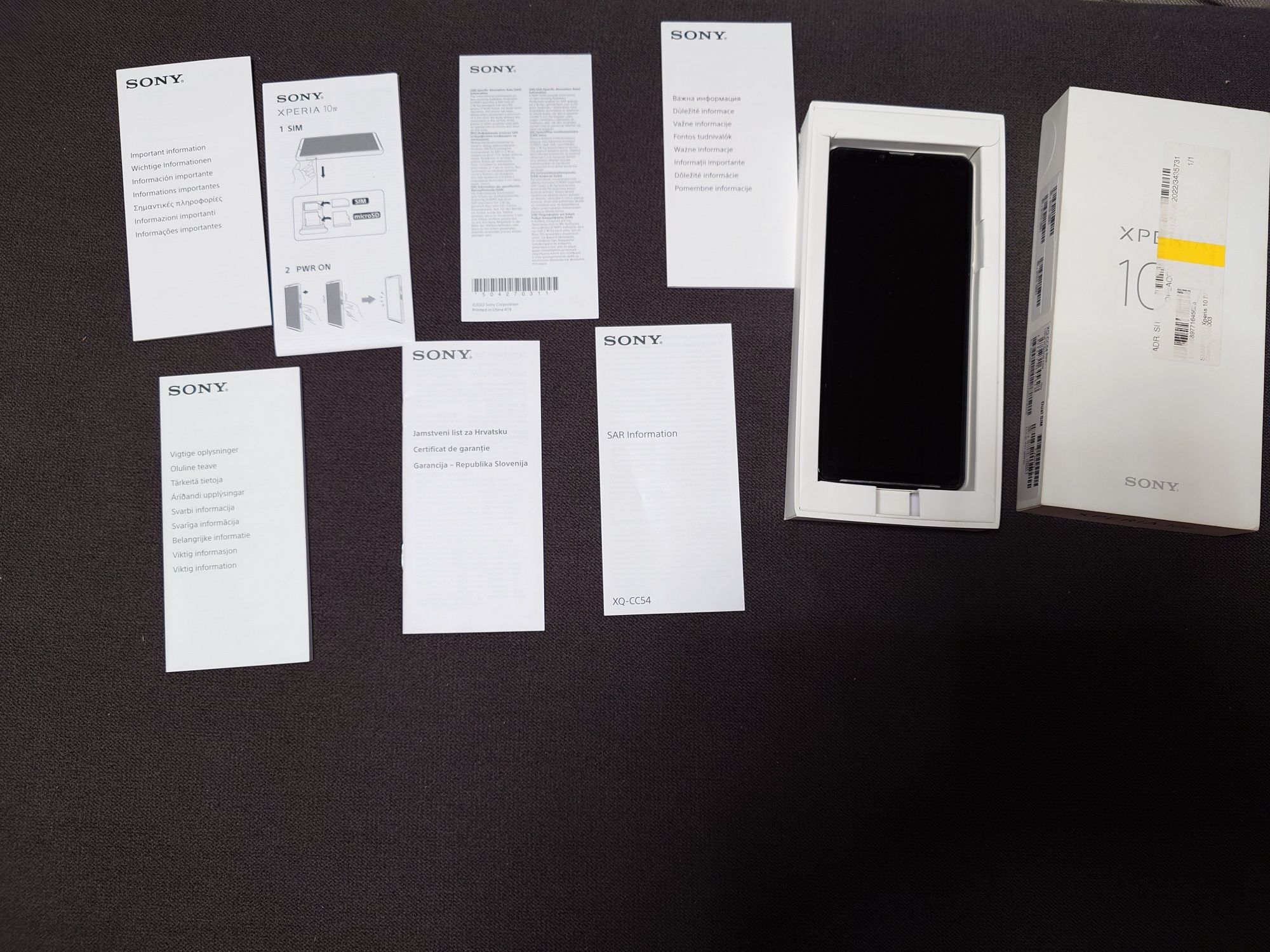 Sony Xperia 10 IV GENERACJI, 128GB Pamięci