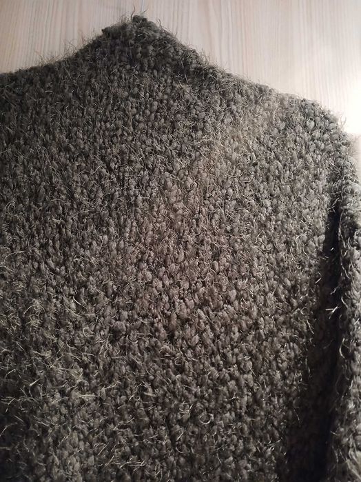 sweter długi khaki L