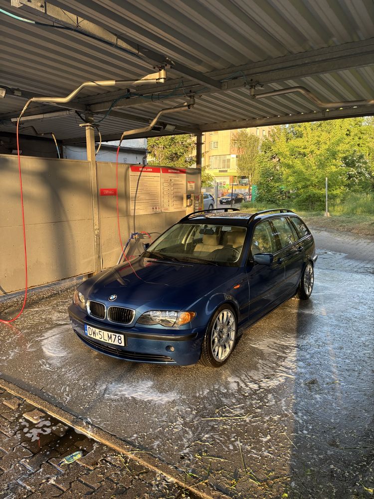 BMW E46 318i touring topasblau niski przebieg drugi właściciel w kraju