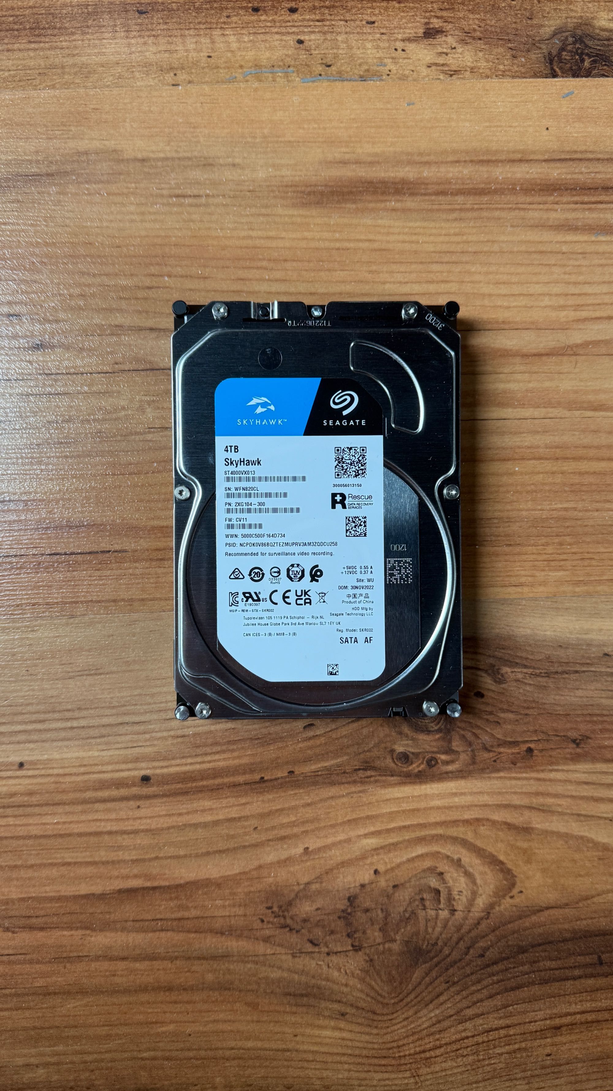 Dyski Seagate BarraCuda ST4000VX013 Surveillance - 4TB