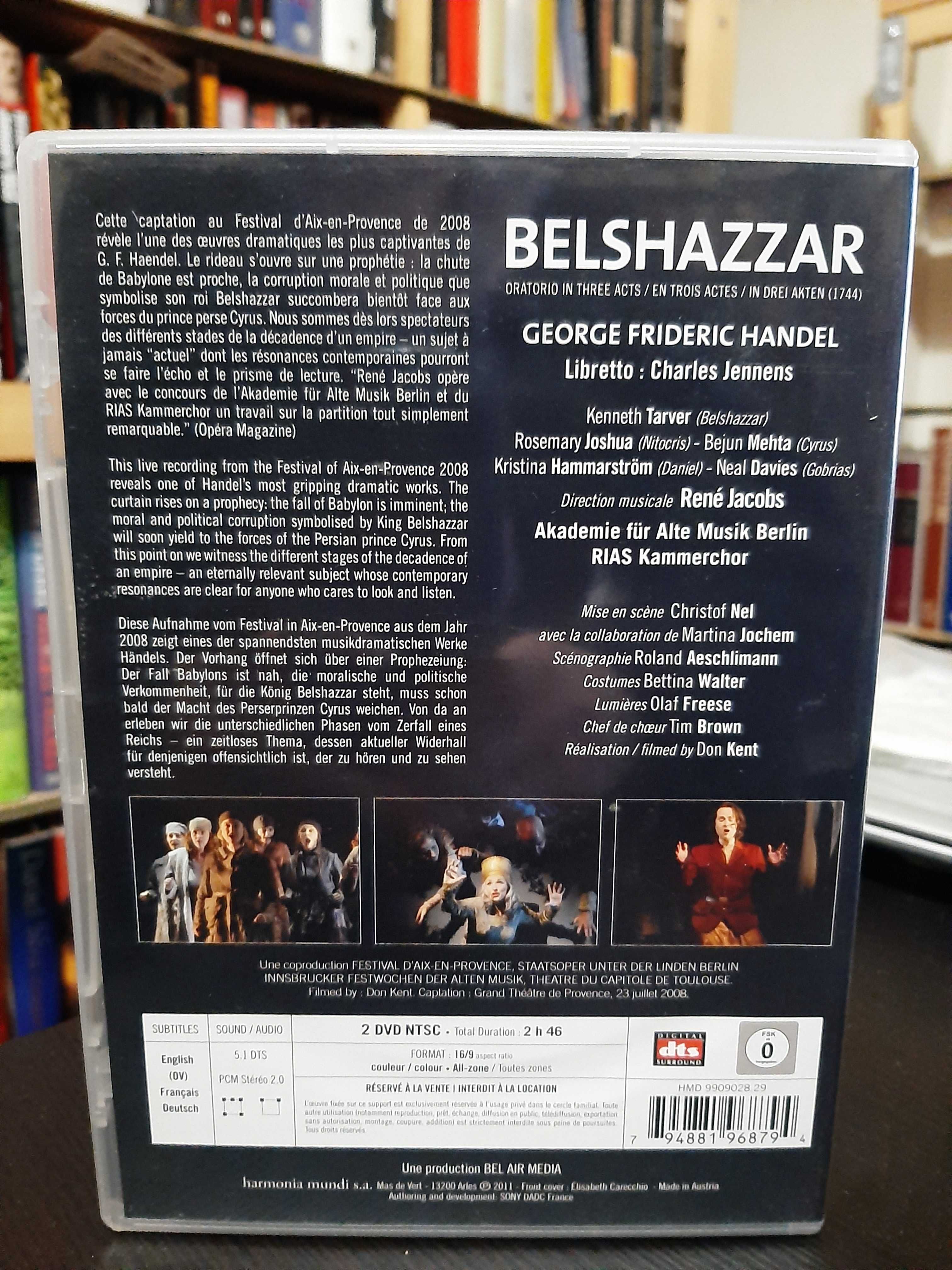Handel – Belshazzar –  Akademie Für Alte Musik Berlin, René Jacobs