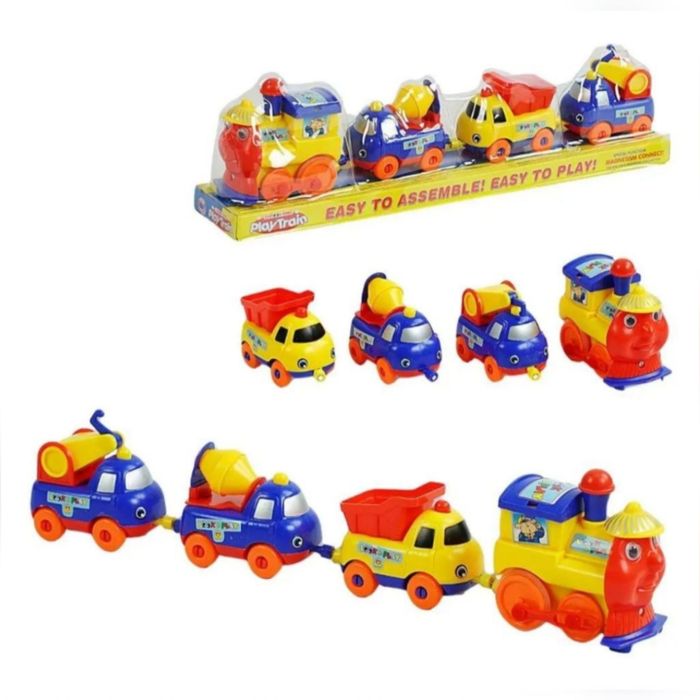 Магнітний потяг поїзд Томас з вагонами паровозик железная дорога