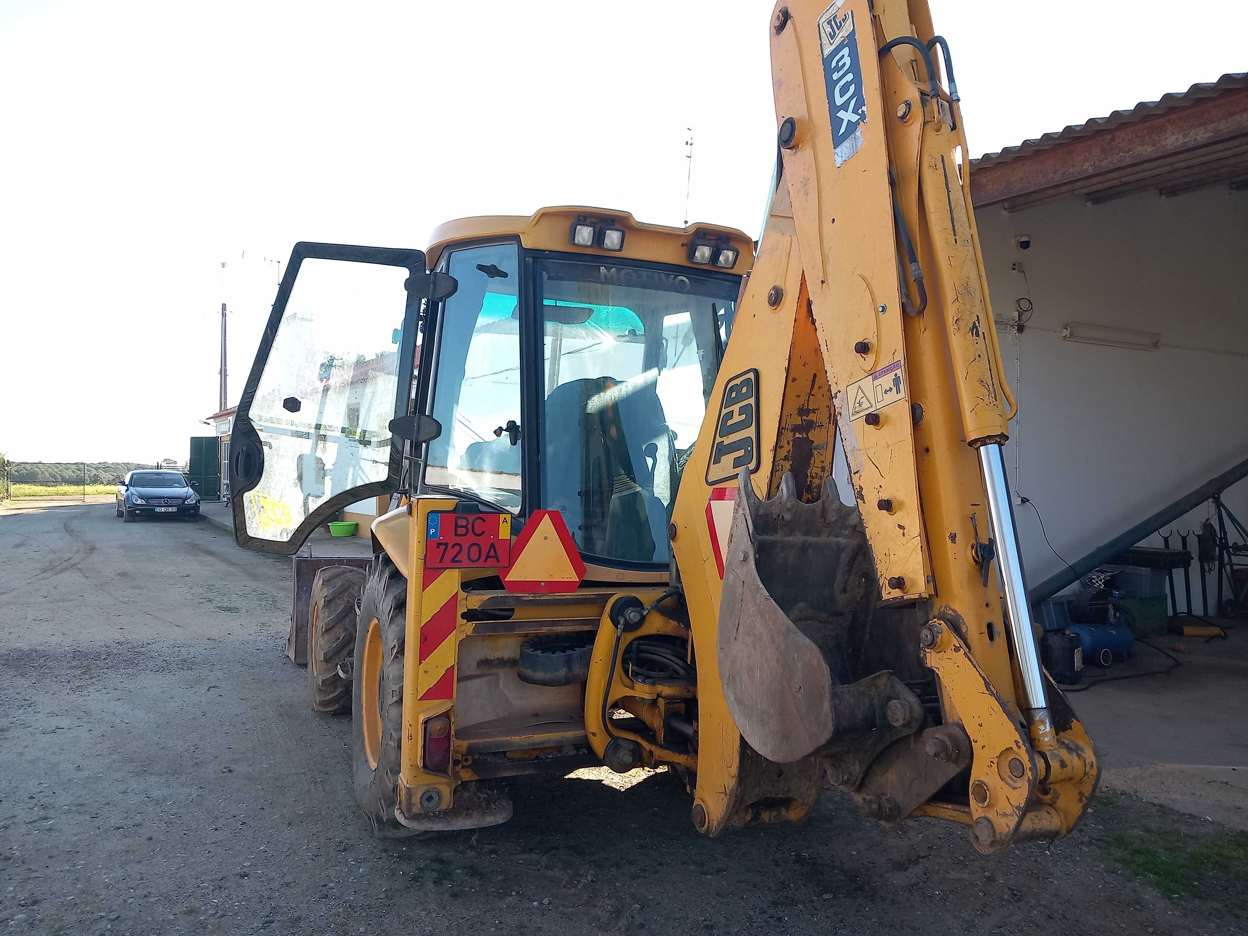 Retro escavadora jcb 3cx