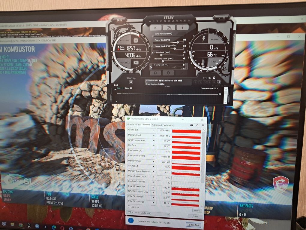 Видеокарта КАК НОВАЯ PALIT GTX 1070 8GB топсост.. пломба др. карт
