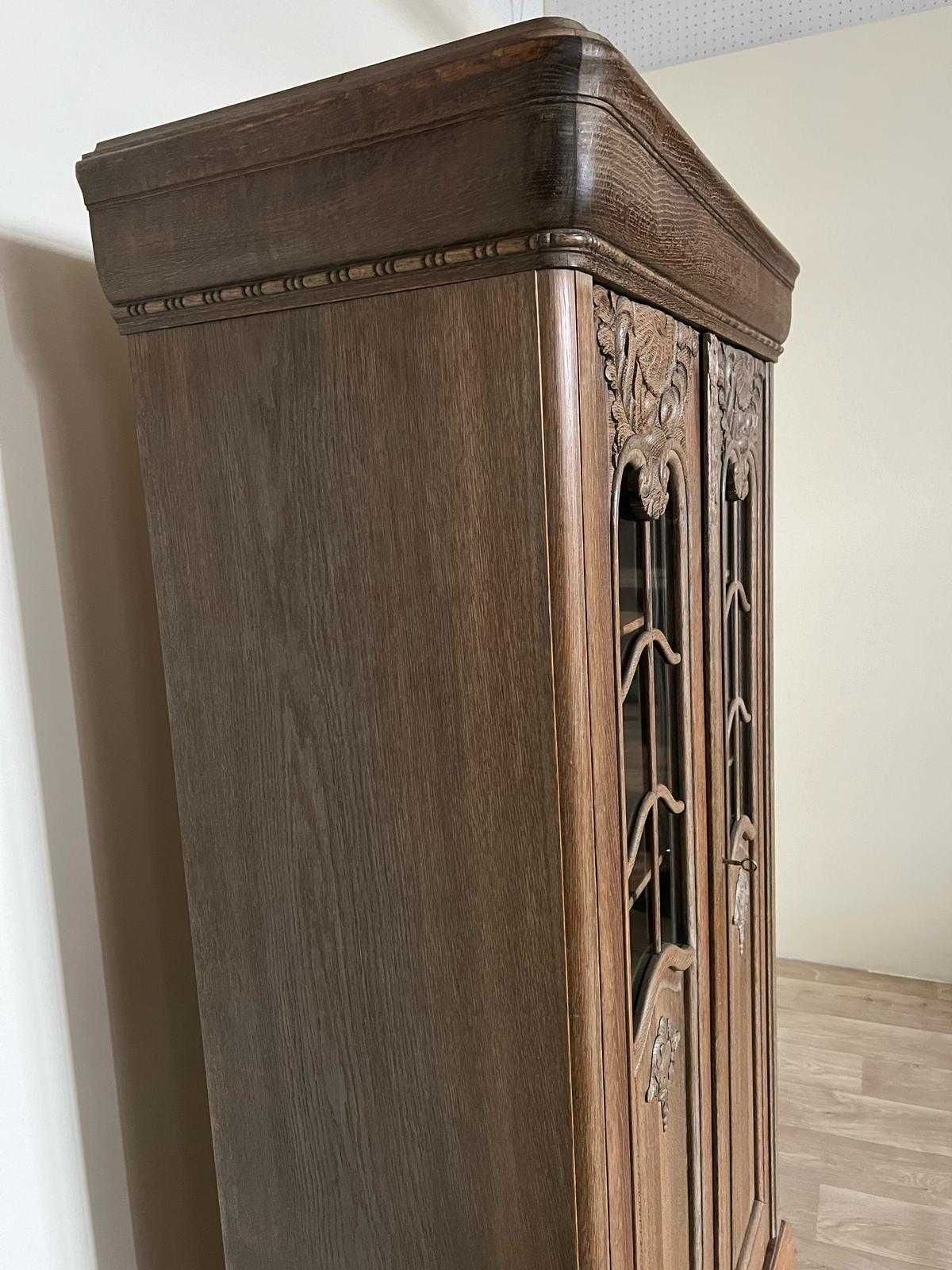 Antyk vintage witryna bieliźniarka szafa