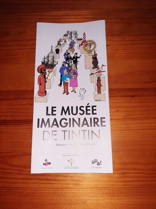 Prospeto do Museu Imaginário de Tintin