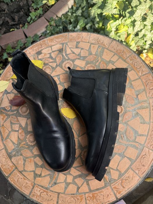 Ботинки шкіряні