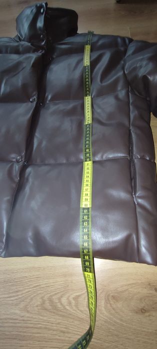 Зимова куртка з екошкіри