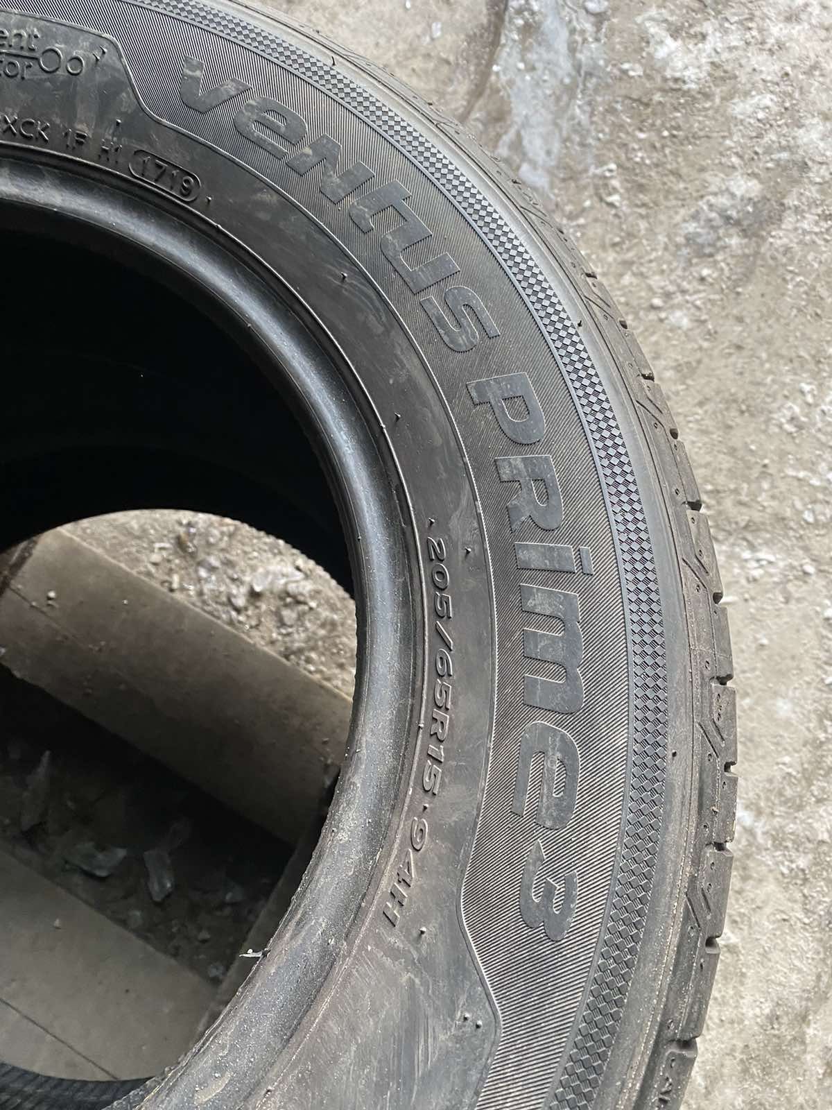 205.65.15 Hankook 4шт лето БУ склад шины резина из Европы 65 R15 205