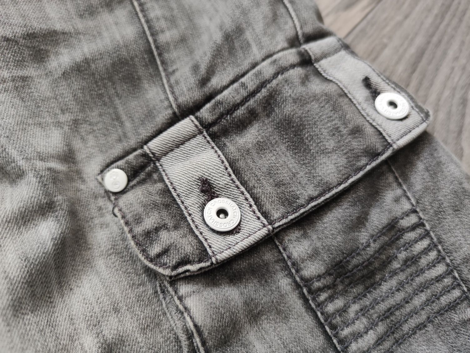 Crosshatch spodenki bojówki szorty cargo jeans lato summer