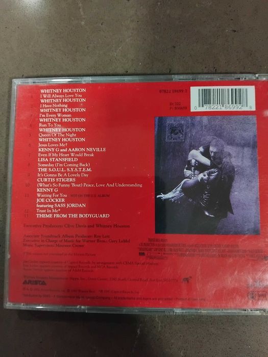 Whitney Houston the Bodyguard cd