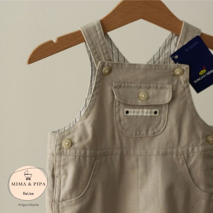 Jardineiras Sergent Major 6 meses *Novas