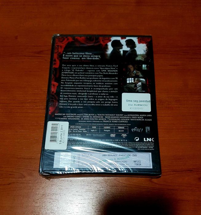 UMA SEGUNDA JUVENTUDE (Francis Ford Coppola/Tim Roth/Alexandra L) NOVO