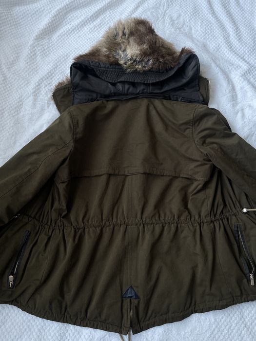 Парка Zara, кольору Хакі