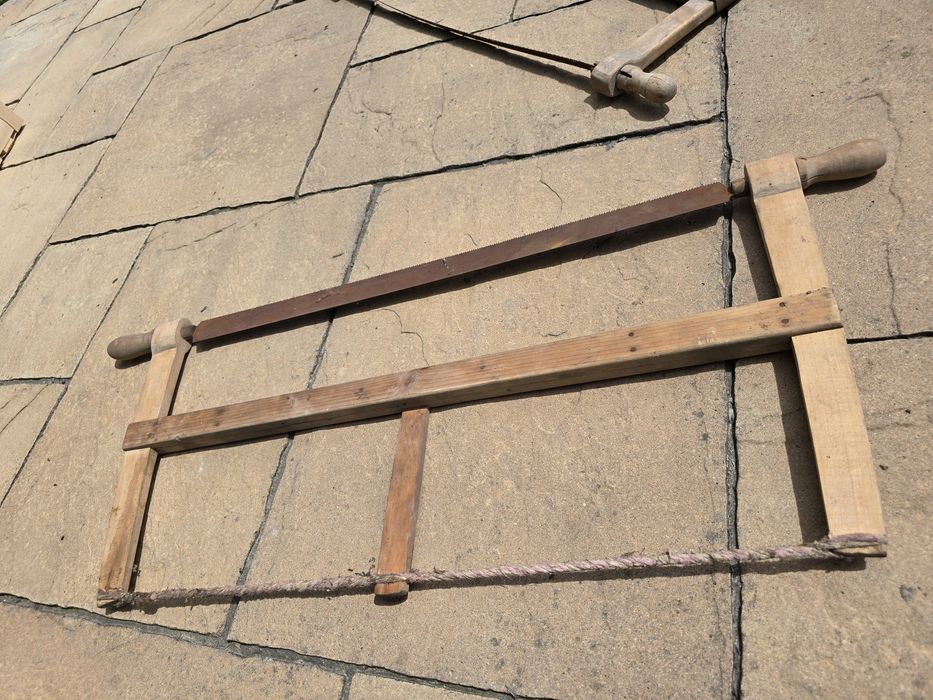 Piła ramową do drewna PRL