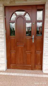 Drzwi zewnętrzne drewniane Stolpaw