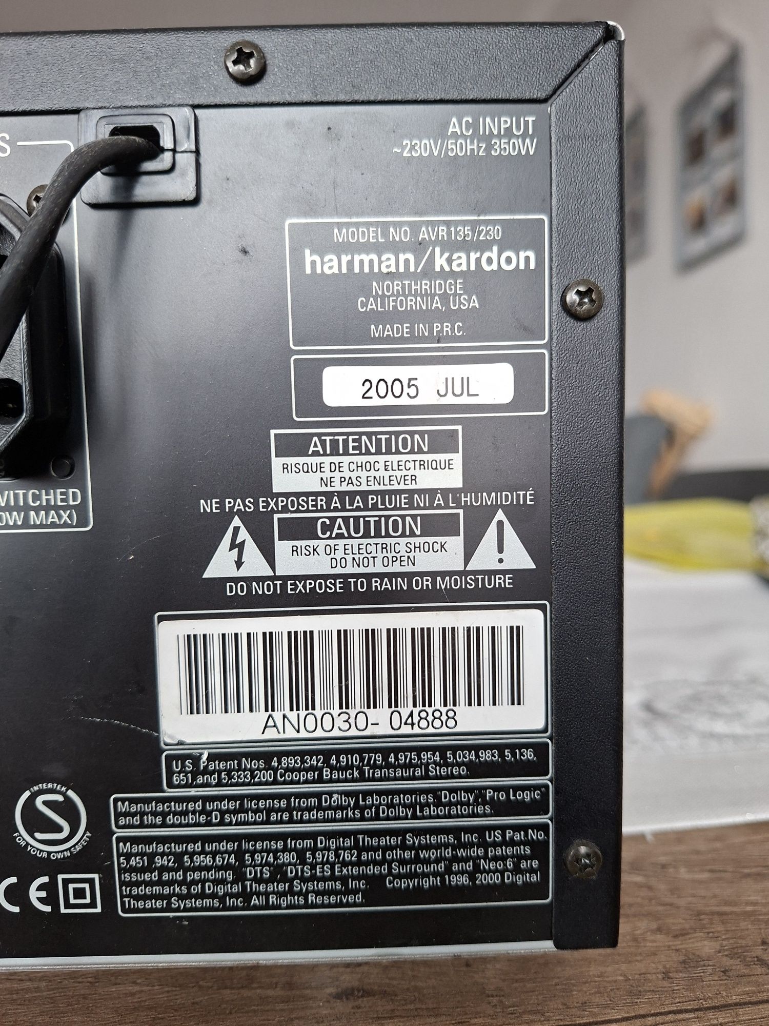 Amplituner Harman Kardon Avr 135