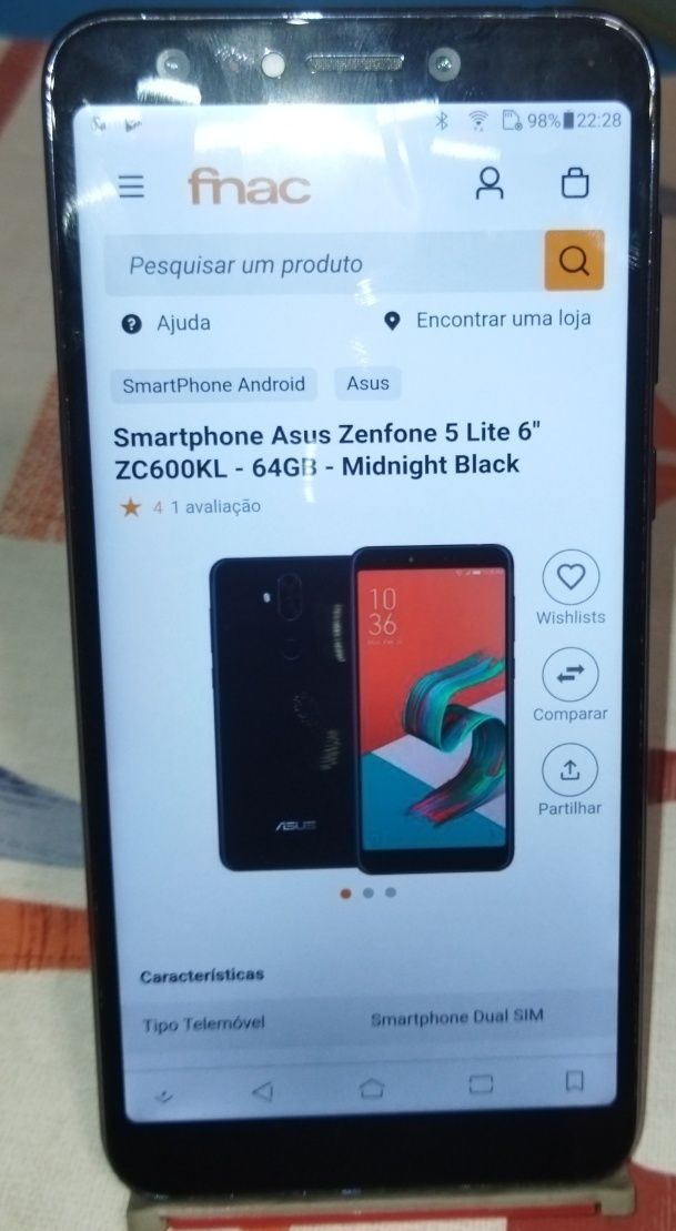 ASUS ZenFone 5 lite 4g/64