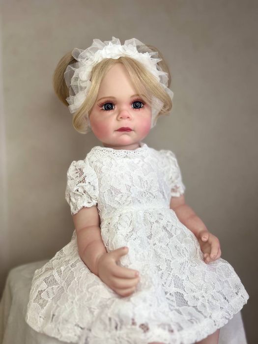 Реборн дівчинка реалістична 3Dшкіра Reborn лялька пупс кукла baby born