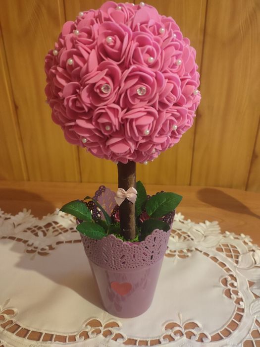 Dekoracyjne Drzewko z róż