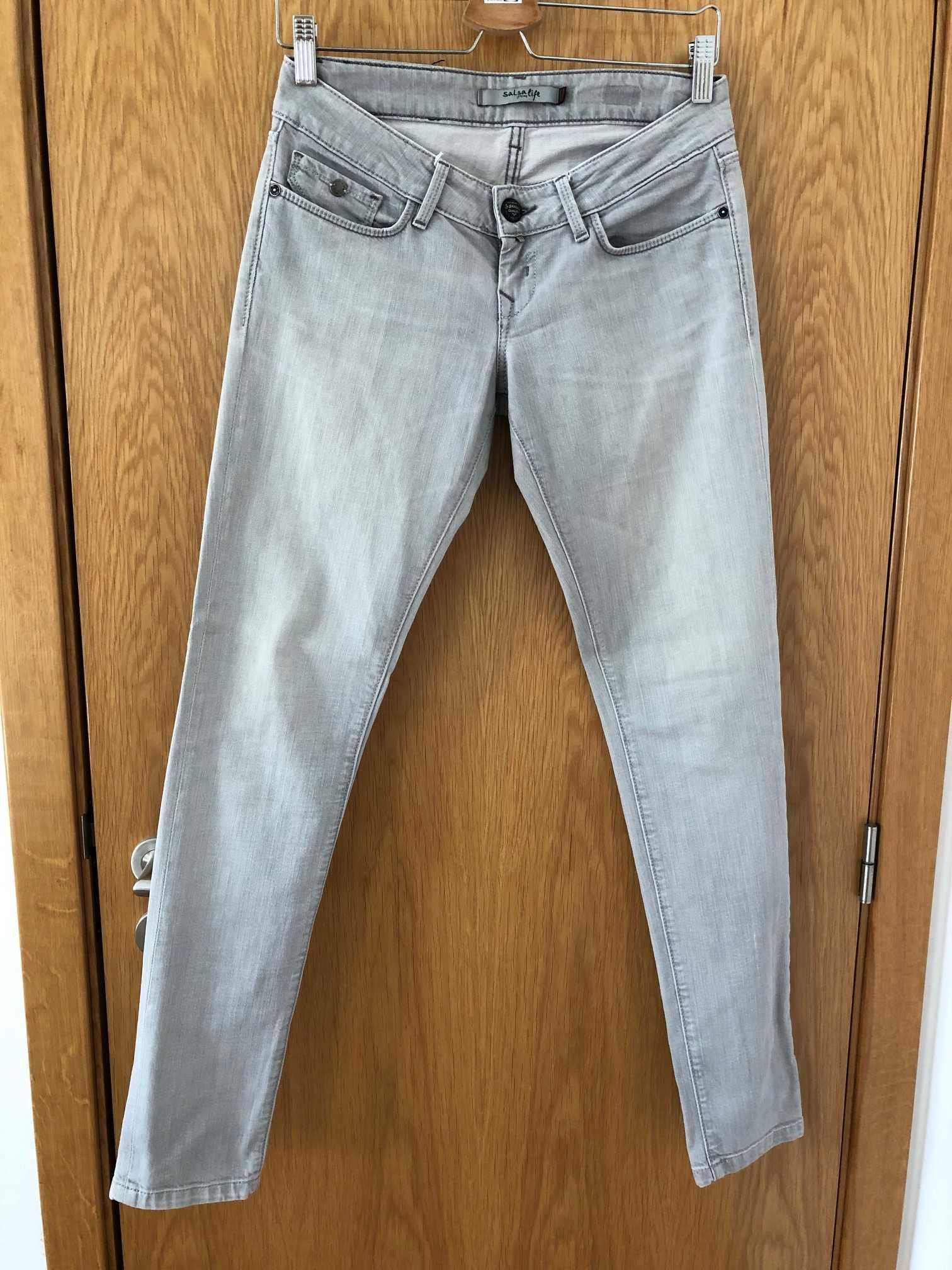 Jeans cinza claro da Salsa - tamanho 28