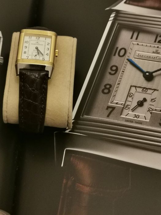 Relogio Jager Coultre reverso grande