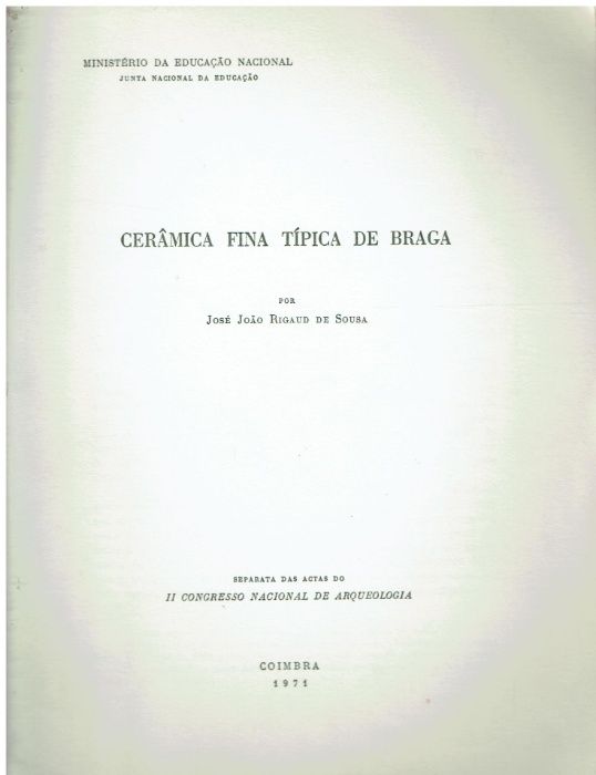 7430 Cerâmica Fina Típica de Braga por José João Rigaud de Sousa