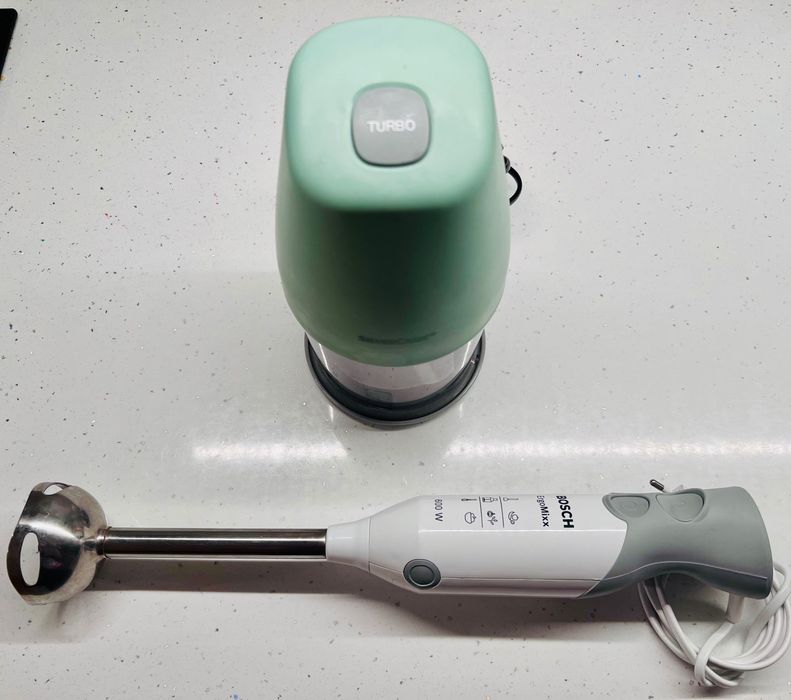 Blender ręczny Bosch Ergomixx 600W + rozdrabniacz do warzyw/przypraw