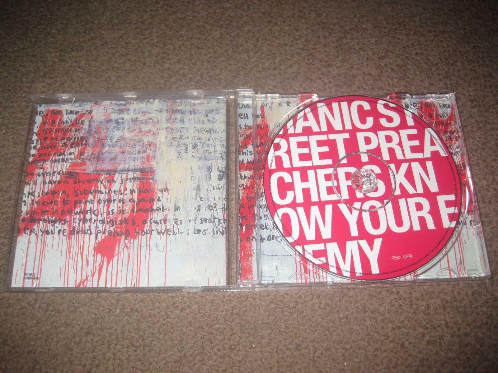 CD dos Manic Street Preachers "Know Your Enemy" Portes Grátis!
