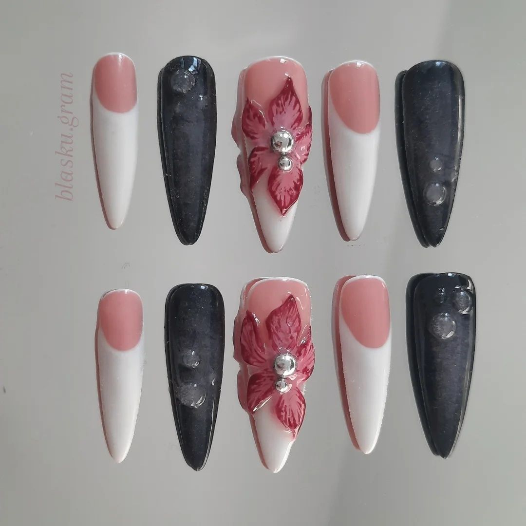 Tipsy długie szpice press on nails