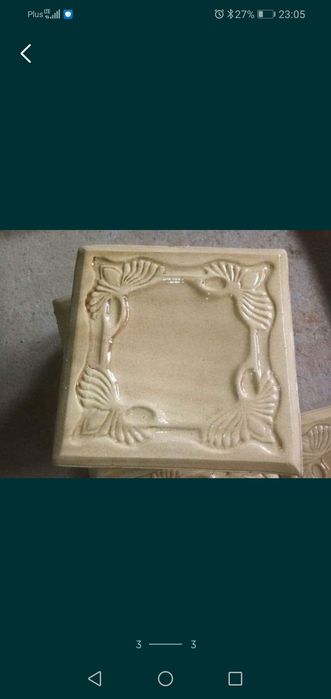 Kafle Beżowe piecowe kominkowe