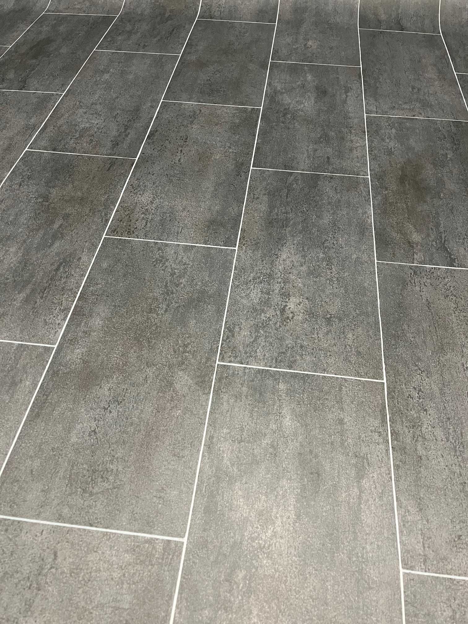 Wykładzina PCV Gumolit Kafla Ciemna Szara Gruba 2,6 mm szerokość 3m !