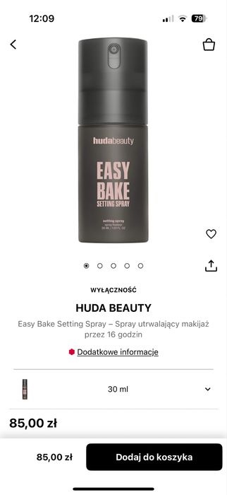 Huda beauty setting spray mini 30ml