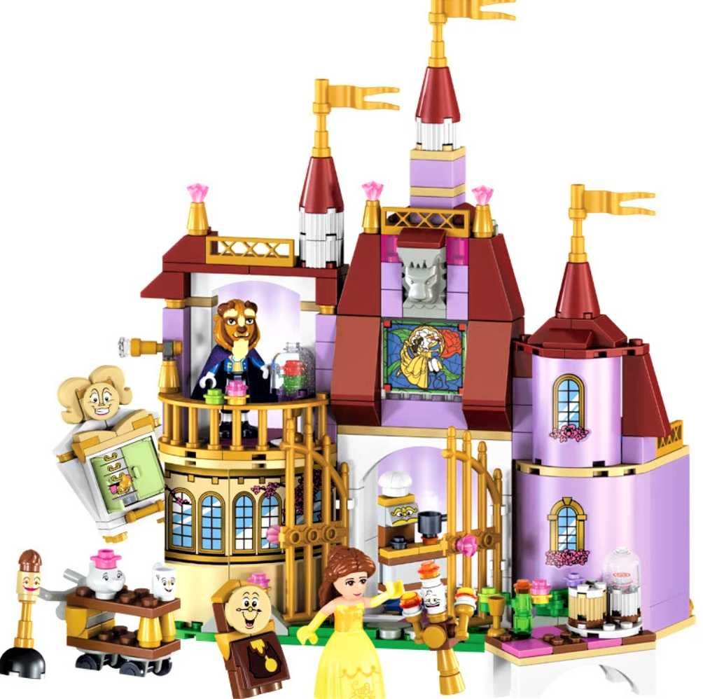 Klocki kompatybilne z LEGO zestaw Disney Princess Zamek Belli 41067