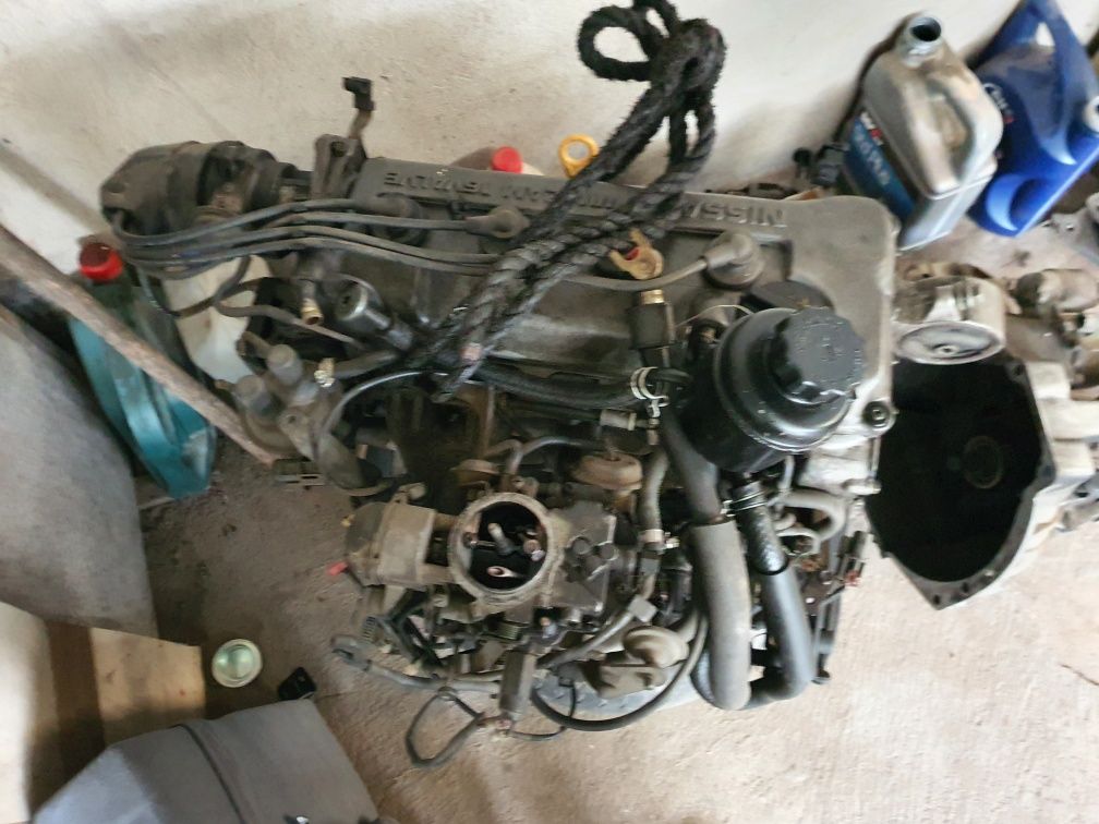 Motor e caixa completo nissan sunny 1992