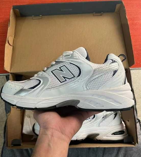 koszykówki "New_Balance_530_White_Silver_Navy R.40